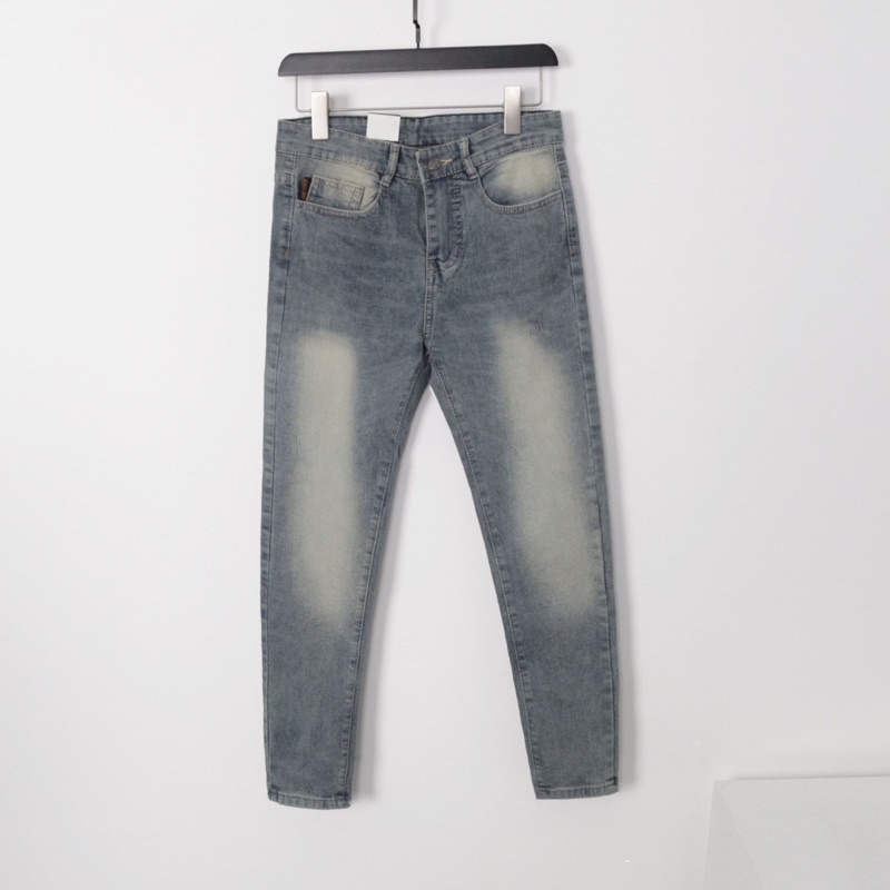 Jean skinny xanh trầm KP KPis Clothes sale 50% unisex nam nữ