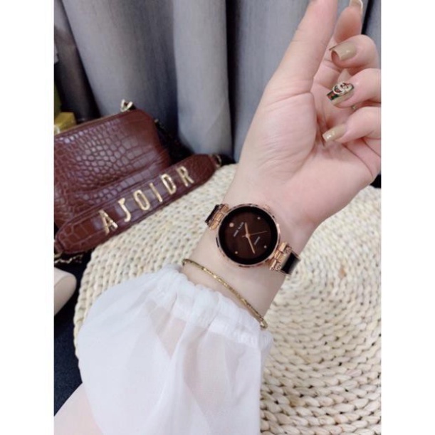 Đồng hồ Anne Klein nữ dây kim loại 5 màu xinh xinh Free Ship