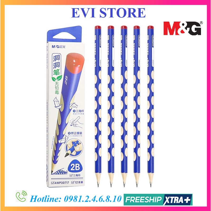 Bút chì định vị M&amp;G AWP30717 / Bút chì gỗ 2B 30717