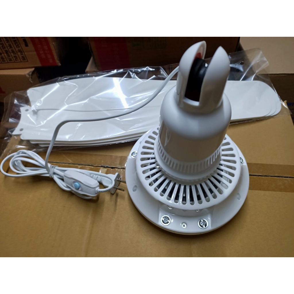 Quạt Trần mini cỡ đại 3 cánh dài 45cm