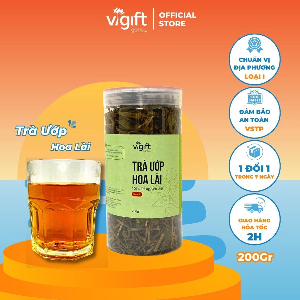 Trà Hoa Lài VIGIFT Đặc Sản Đà Nẵng Đồ uống Thanh Nhiệt Ngon Thơm Hoa Nhài Hoàn Tiền 100% Nếu Không Đúng Chất Lượng