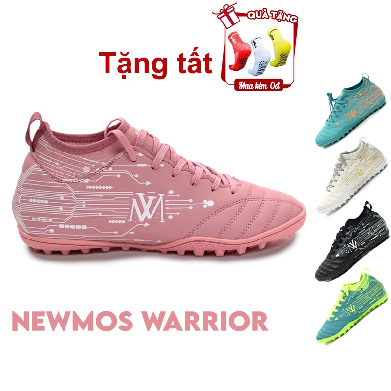 Giày đá bóng nam chính hãng WARIOR hàng công ty, giày đá banh sân cỏ nhân tạo đế đinh dăm TF đã khâu đế