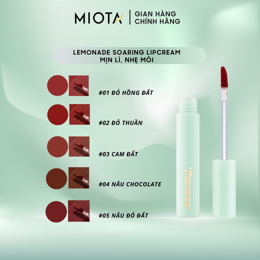 Son Kem Mịn Lì Nhẹ Môi Chuẩn Màu Lemonade Soaring Lipcream 3.7g