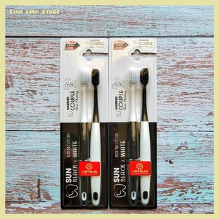 Bàn chải cặp đôi Black & White Vietsun