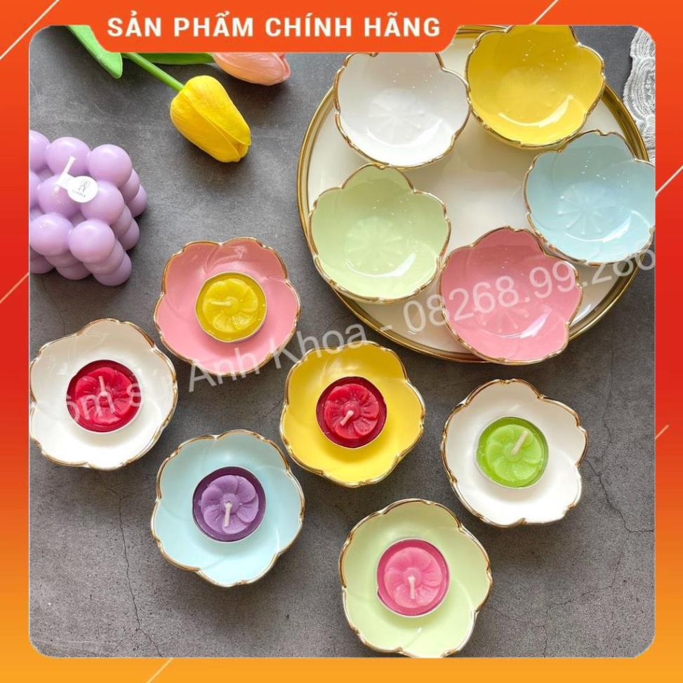 Siêu Sale - Bát Đĩa sứ Decor Chén Dĩa Sứ Dễ Thương Cute Cao Cấp bát chấm, đựng gia vị sang chảnh hay dùng để đựng nến.