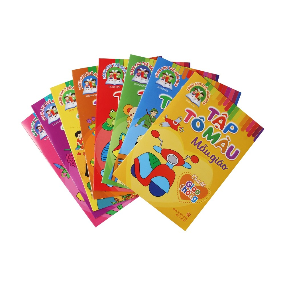 Sách ComBo: Tập Tô Màu Mẫu Giáo