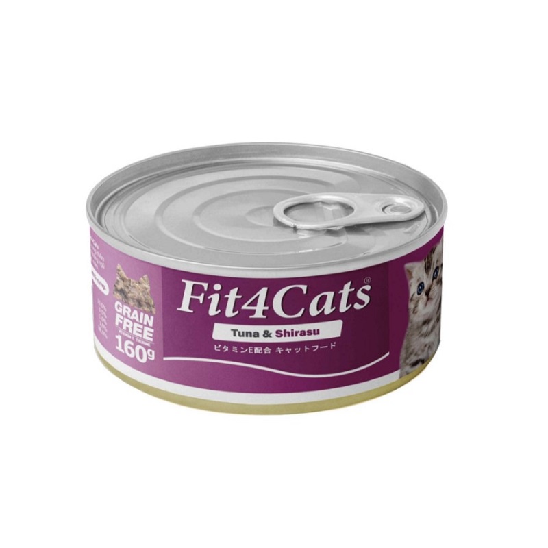 PATE CÁ NGỪ ĐÓNG HỘP FIT4CATS CHO MÈO LON 160G