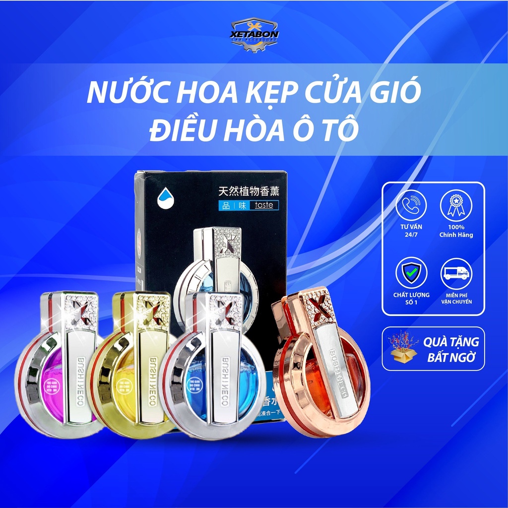 [CAO CẤP] Nước hoa kẹp cửa gió điều hoà ô tô sang trọng, Quý phái, Tinh dầu thơm dùng cho xe ô tô | BigBuy360 - bigbuy360.vn