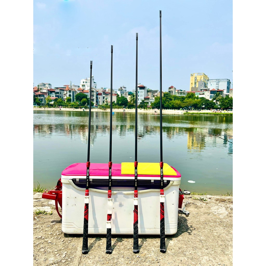 Gậy vẩy trục câu đài dài 1,3m thu gọn 95cm