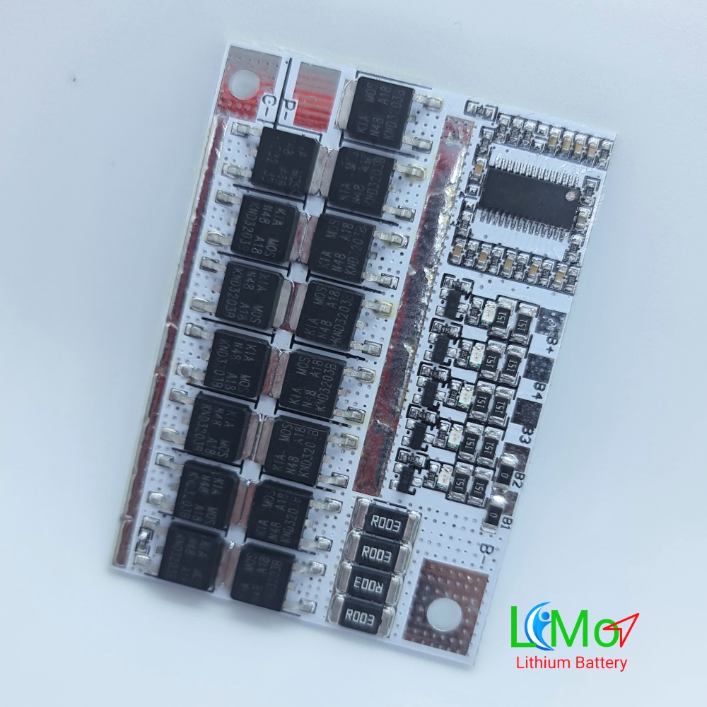 Mạch BMS bảo vệ pin 4S 100A. Chuyên dùng đóng bình pin Lithium đề xe máy thay acquy thường