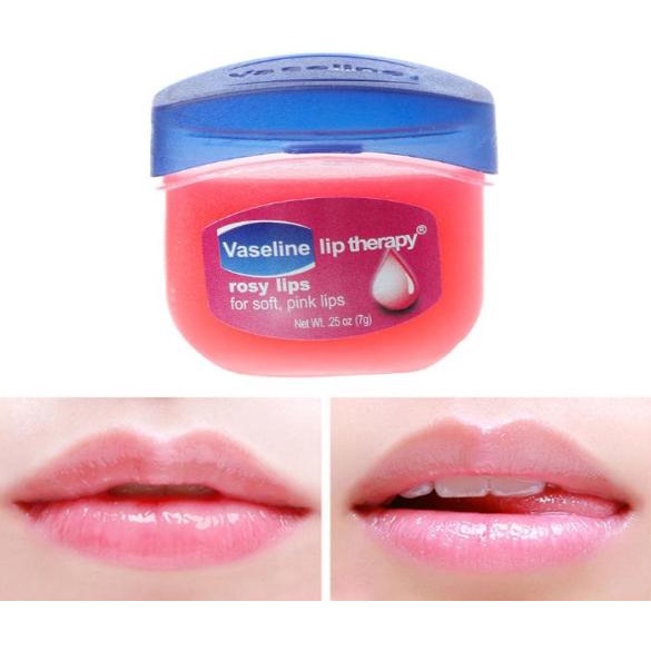 Son Dưỡng Môi Vaseline Rosy Lips Therapy của Mỹ 7g