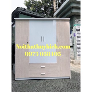 Tủ quần áo nhựa đài loan 1m65x180x48 freeship