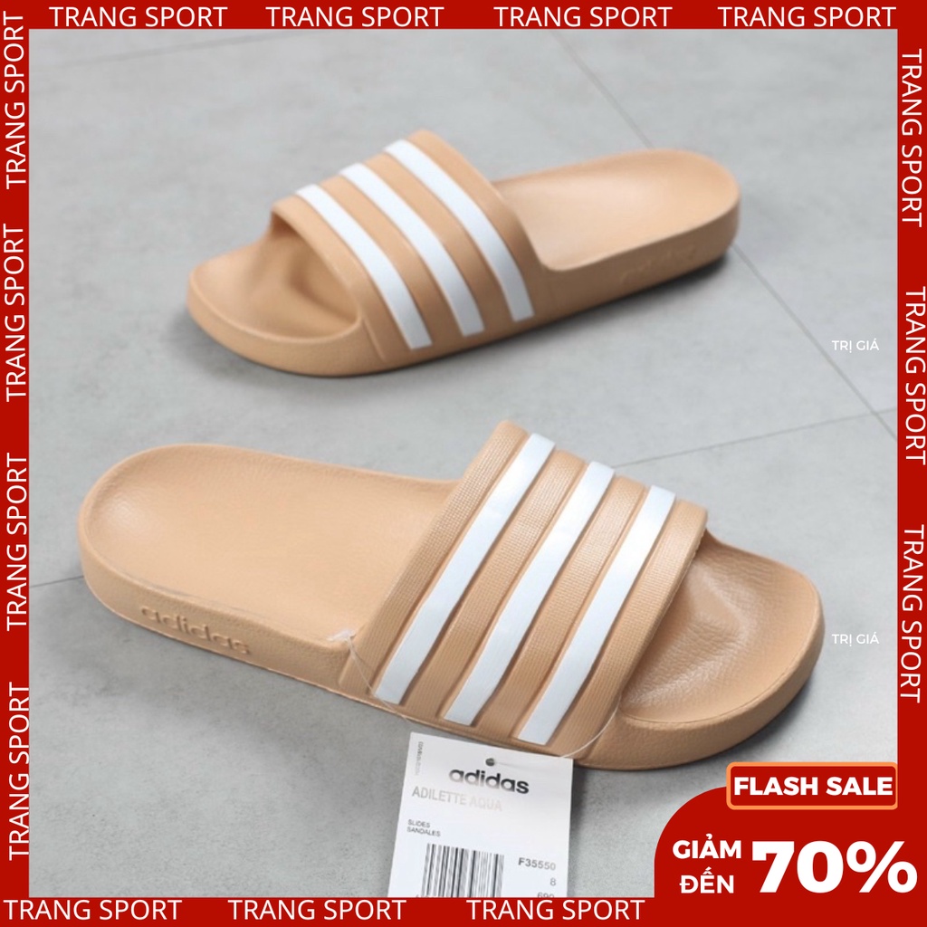Dép adidas nam đúc adilette aqua nguyên khối EVA siêu nhẹ