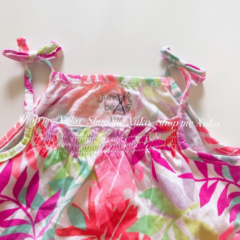 Áo thun 2 dây xuất khẩu Jumping Beans bé gái