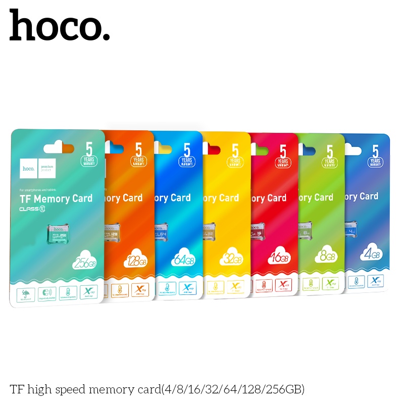 Thẻ nhớ Hoco 256GB / 128GB / 64GB / 32GB / 16GB / 8GB Class 10