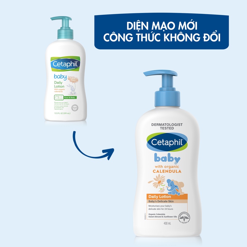 Sữa Dưỡng Thể Cetaphil Baby Lotion 400ml