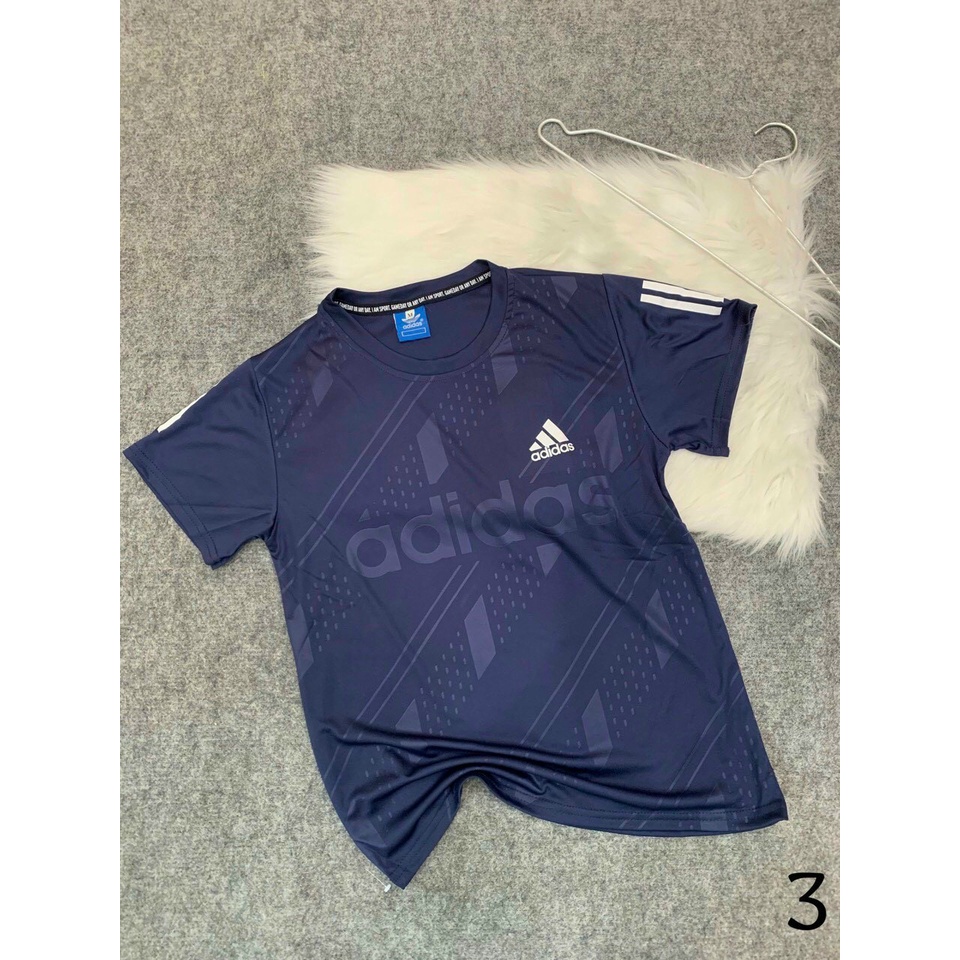 Áo Thể Thao Nam - Áo Thun Nam Cộc Tay Thể Thao Adidas Cổ Tròn Mùa Hè