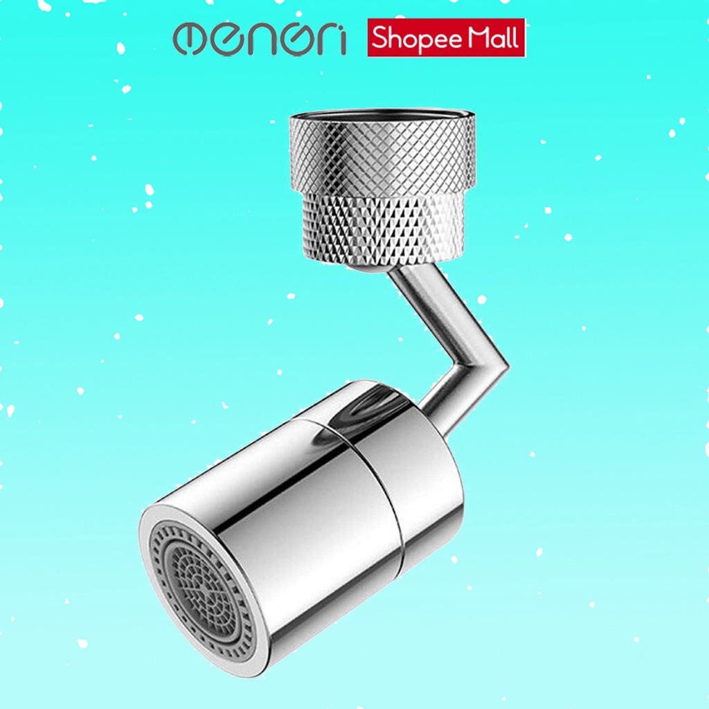 Đầu Nối Vòi Nước Thông Minh Xoay 720 Độ Lắp Chậu Rửa Bát Chén Lavabo Chất Liệu INOX - OENON