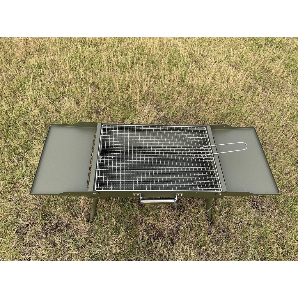 Bếp nướng than hoa gấp gọn đi Picnic du lịch tiệc BBQ dã ngoại quai xách tiện lợi | BigBuy360 - bigbuy360.vn