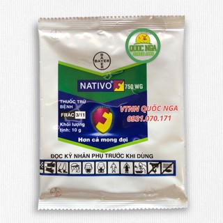 NATIVO 750WG - CHUYÊN TRỪ ĐỐM LÁ, THÁN THU, PHẤN TRẮNG HOA HỒNG