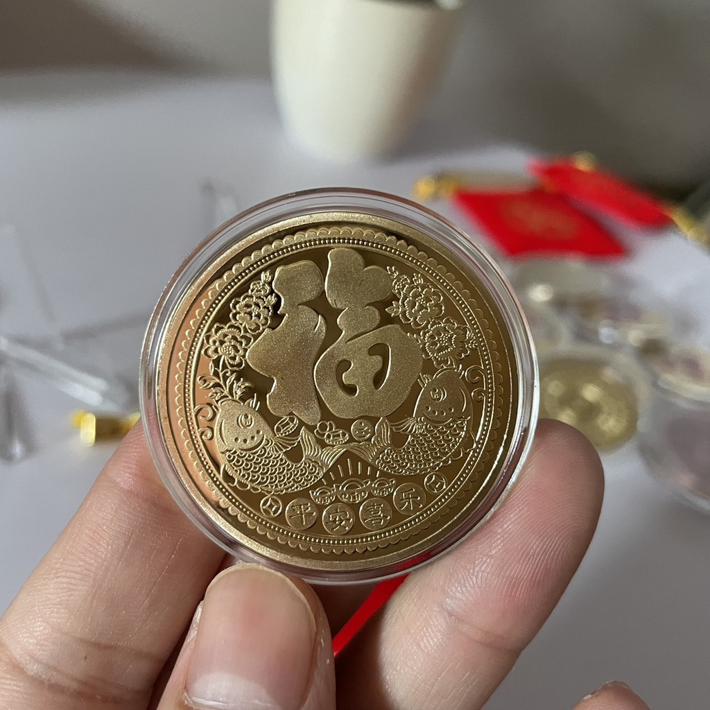 Đ.ồng Xu Cá Chép Vượt Vũ Môn  Tinh Sảo; Quà tặng mang ý nghĩa may mắn, thăng tiến vượt bậc