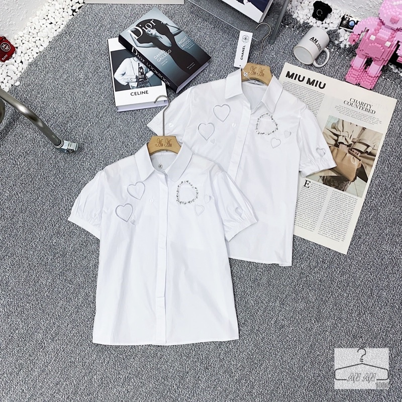 Áo sơ mi chace tim đá