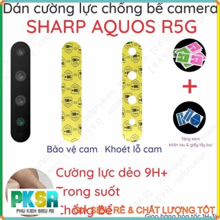 Dán cường lực camera SHARP AQUOS R5G chất liệu nano dẻo chống bể kính