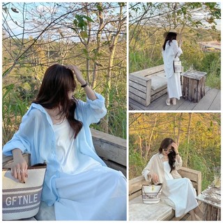 SET ĐẦM MIDI 2S + KHOÁC SƠ MI