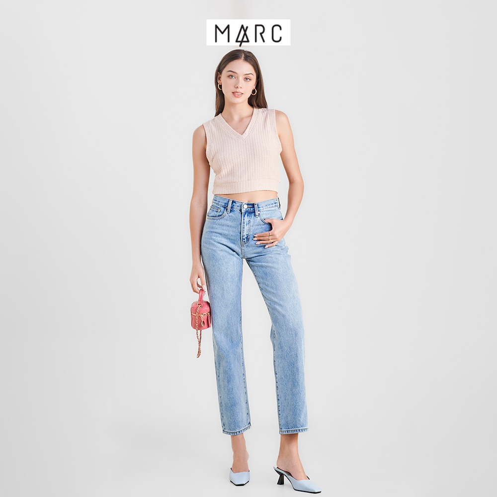 Áo thun nữ MARC FASHION sát nách crop kiểu gile CBPH032722