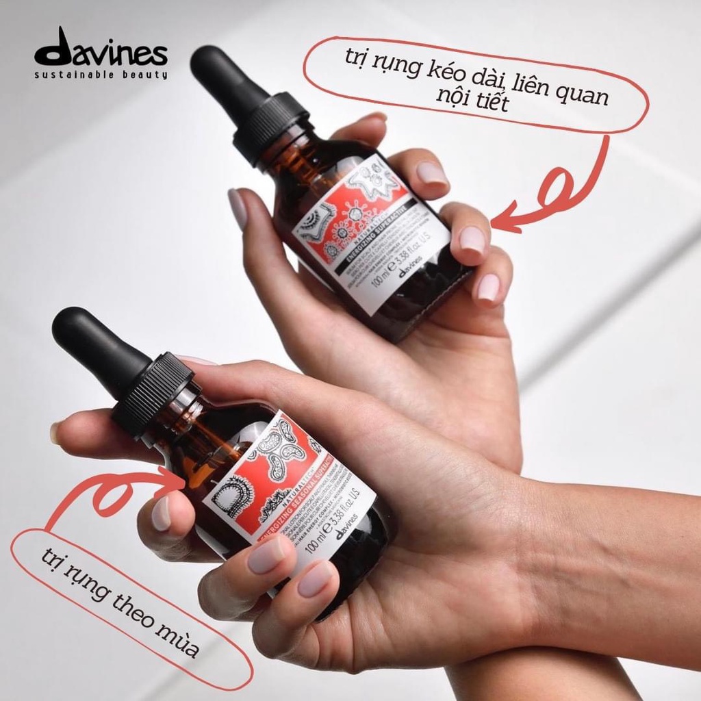 Tinh chất chống rụng kích mọc tóc Davines Energizing Superactive 100ml chính hãng