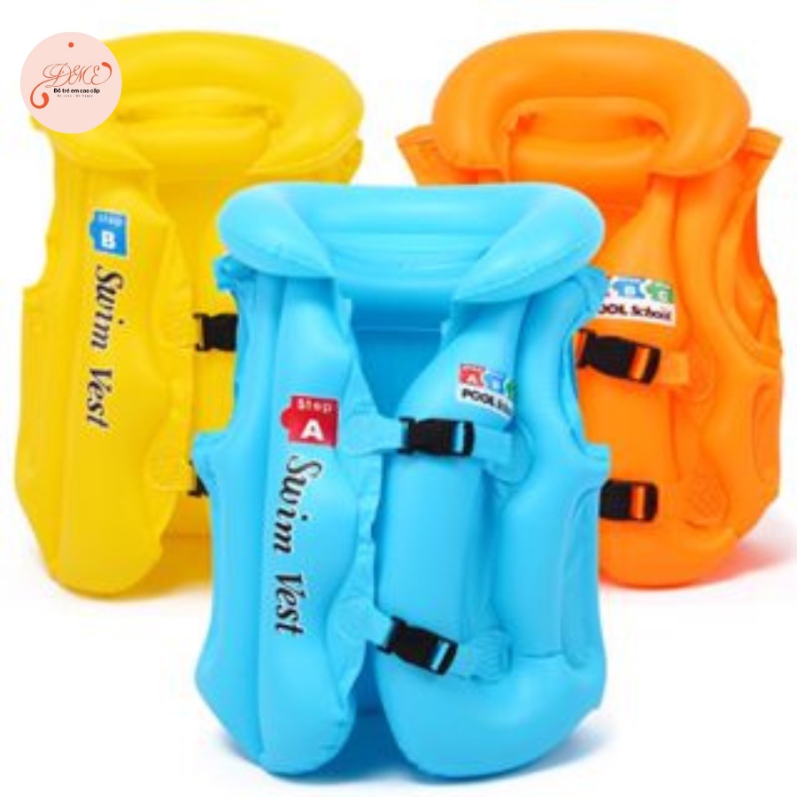 Áo Phao Tập Bơi Trẻ Em DEMEONE cho bé từ 2-12 Tuổi Mẫu ABC