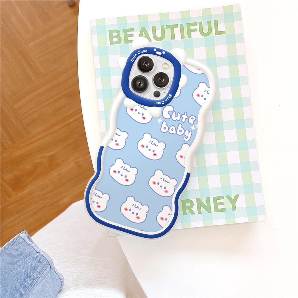 Ốp lưng iphone gấu sóng Cute Baby 6/6plus/6s/6splus/7/7plus/8/8plus/x/xs/11/12/13/14/pro/max/promax/plus/shin/case