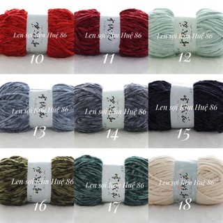 Len nhung 3mm siêu mềm mịn cuộn 100g