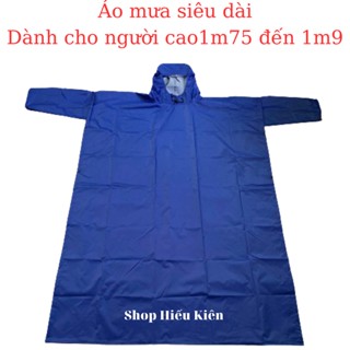 Áo mưa cánh dơi siêu dài dành cho người cao từ 1m75 đến 1m9 , vải dù vân tổ ông rất đẹp sang trọng