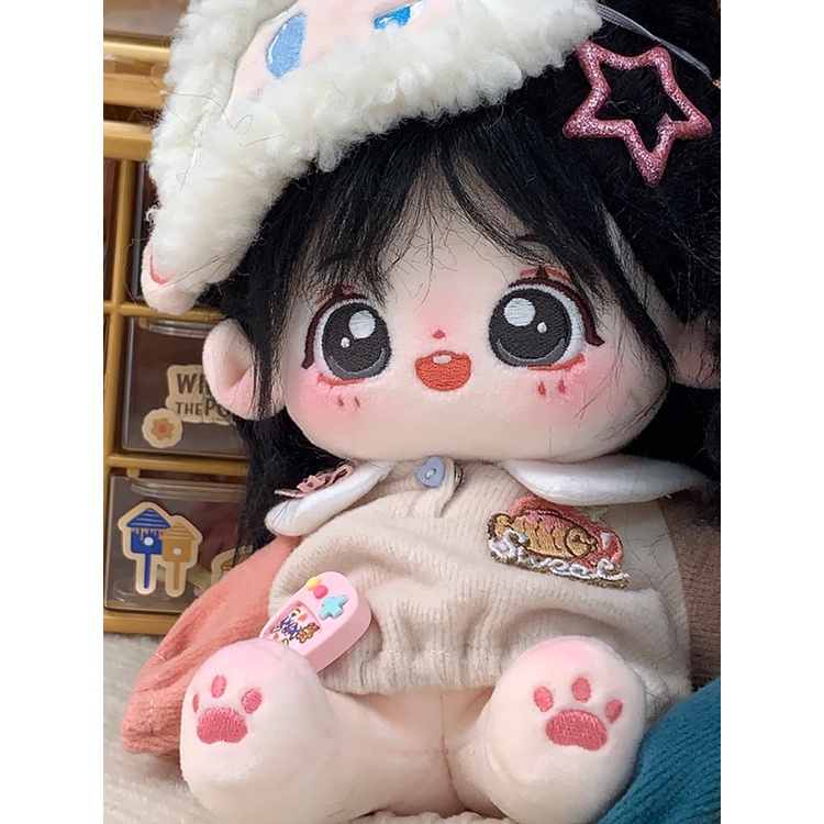 Doll không thuộc tính tóc tơ 20cm có xương - Búp bê không thuộc tính kèm outfit 20cm