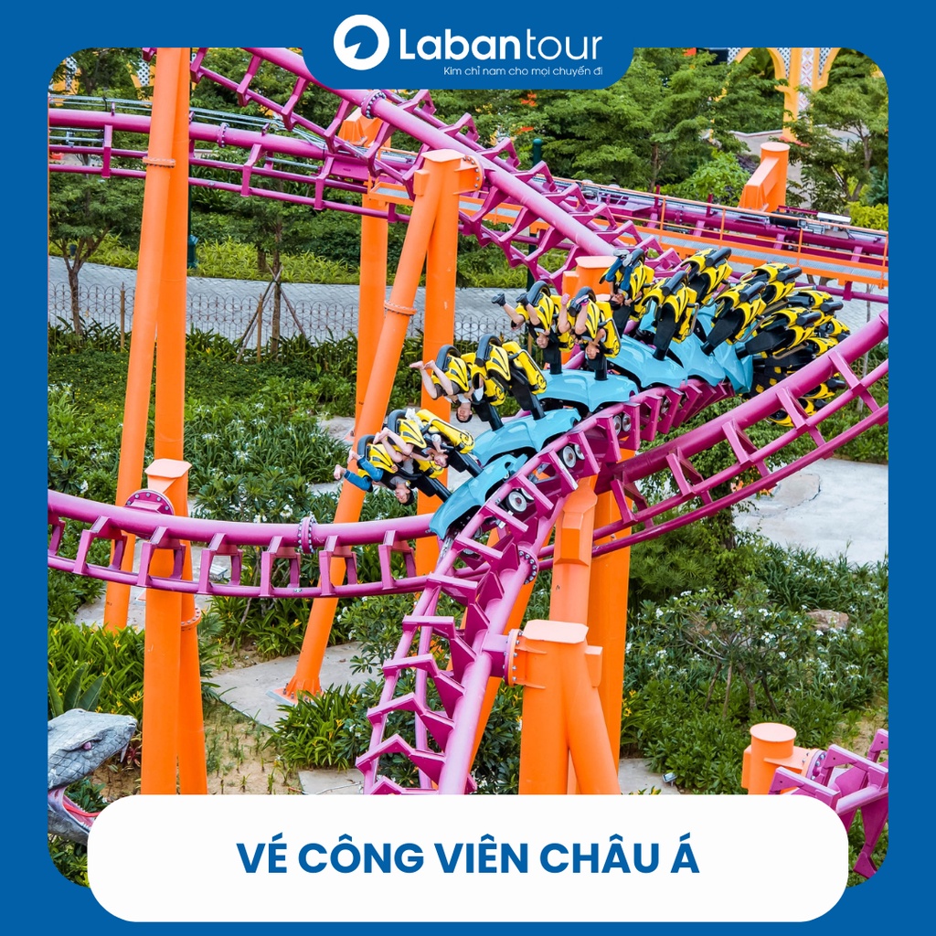 Đà Nẵng [E-voucher] Vé công viên Châu Á - Asia Park (All in one)