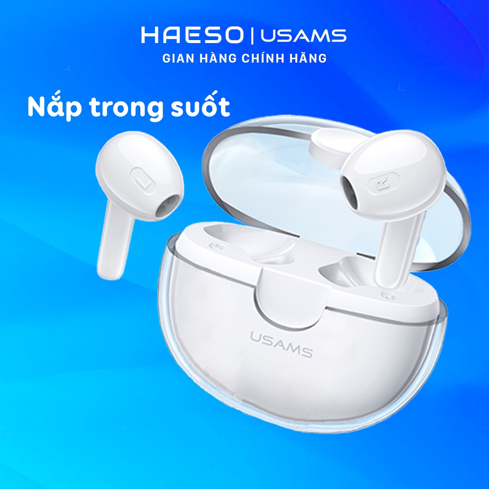Tai nghe Bluetooth Haeso Usams TN14 không dây tws 2 mic âm thanh ấn tượng sử dụng lâu