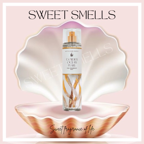 Xịt thơm toàn thân Body Mist Bath & Body Works Golden Ocean Pearl - [SweetSmells]