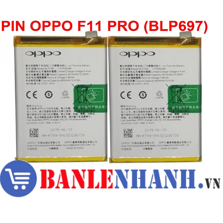 PIN OPPO F11 PRO