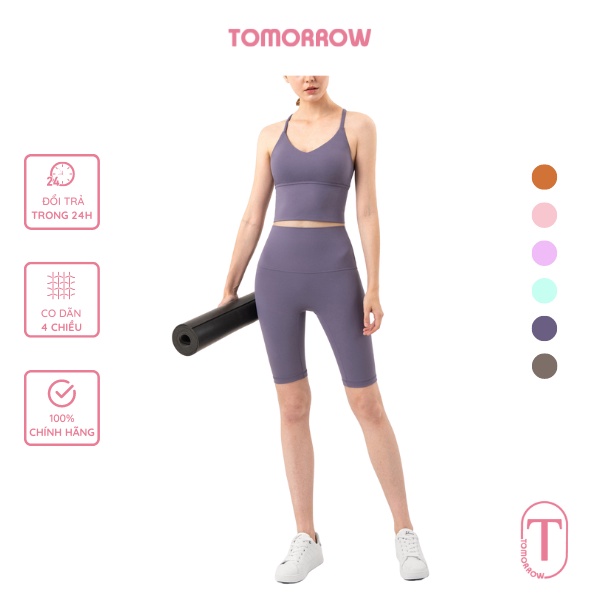 Quần tập Thể Thao Legging đùi Co giãn Thoải mái Phong cách Phòng tập Genial Legging Tomorrow
