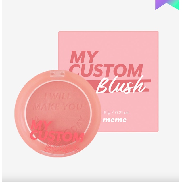 Phấn má I'm Meme My Custom Blush 6g MCM Mẹ Cá Mập