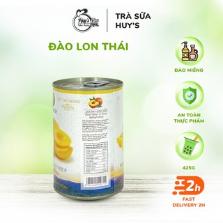 Đào Ngâm Thái Lan Boddob Lon 425Gr