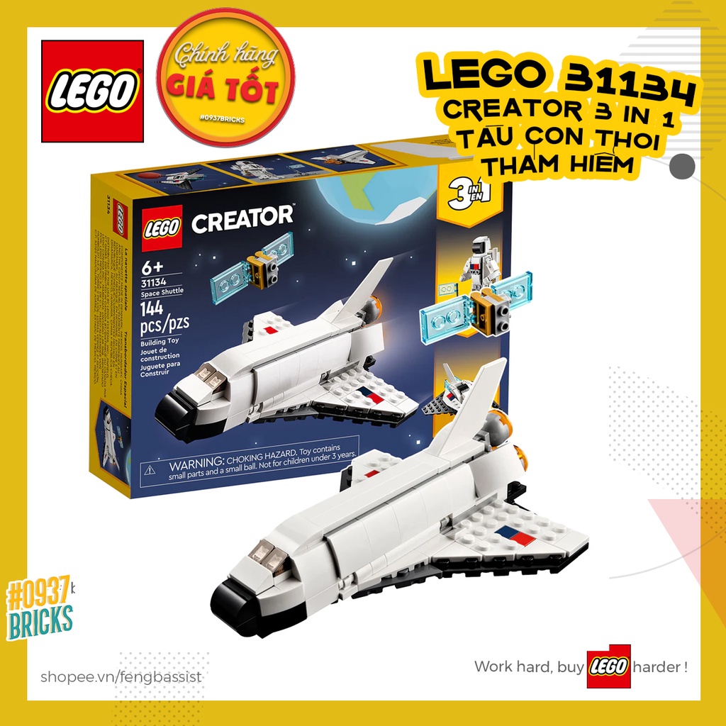 LEGO 31134 TÀU CON THOI KHÁM PHÁ VŨ TRỤ 0937BRICKS