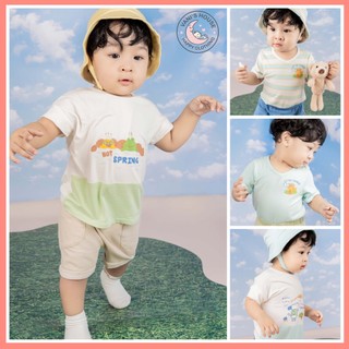 Chaang áo cộc tay cho bé trai mùa hè spring boss2023d02