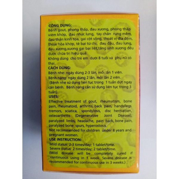 Xạ Hương Thiên Ma Thống Phong Đơn Malaysia 30v