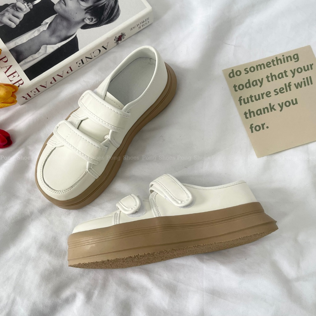 Giày thể thao 2 quai phong cách năng động Pong Shoes - FULL BOX - Mã 1524