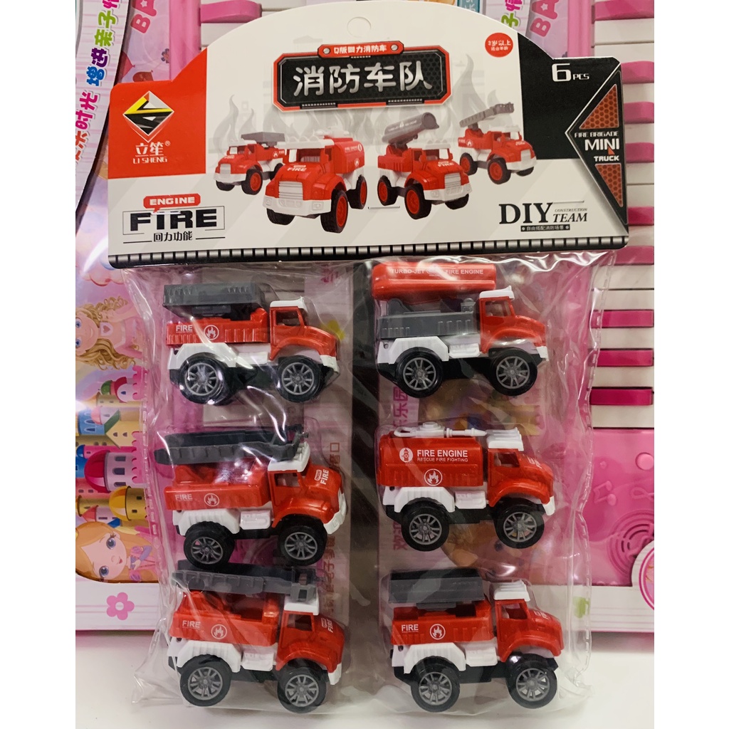 Bộ đồ chơi xe công trình cho bé