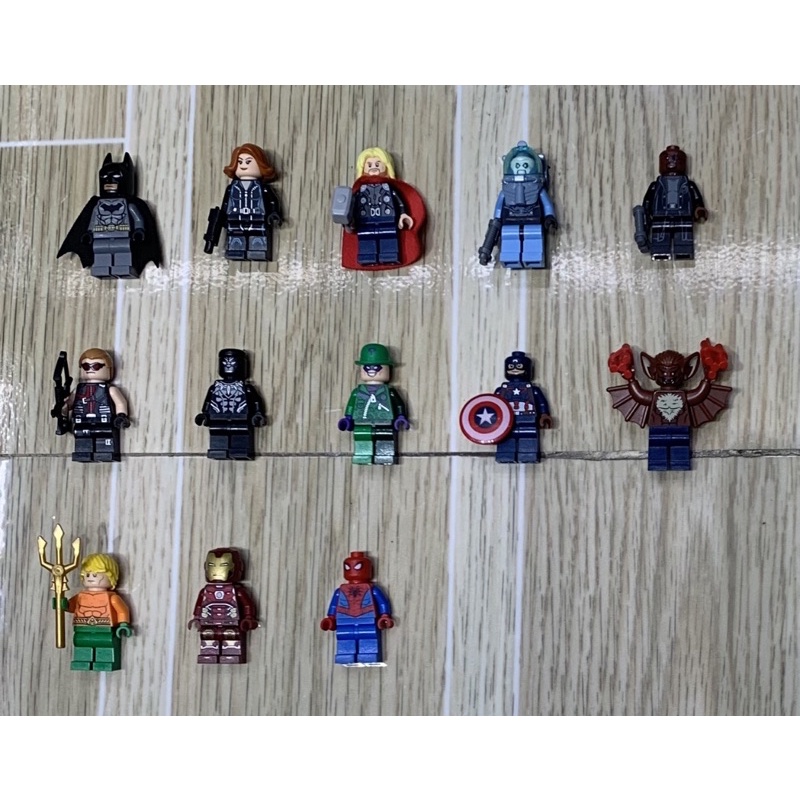 Lego minifigures nhân vật siêu anh hùng marvel và batman DC hàng chính hãng