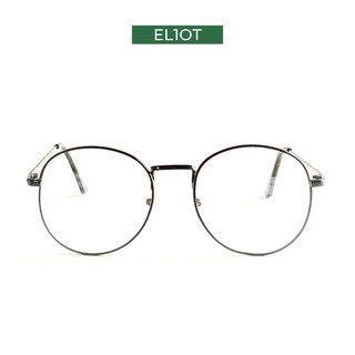 Gọng kính cận tròn ELIOT Eyewear Korean 01 mắt kính chống ánh sáng xanh kiểu dáng thời trang có thể thay cận Unisex