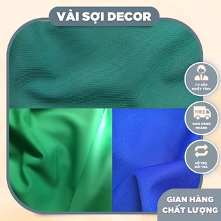 Vải phông nền studio màu xanh chất liệu vải dệt dùng tách nền, background, lookbook, quay video